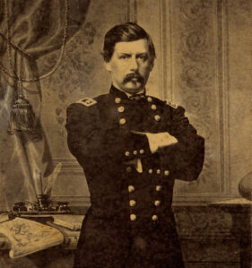 Portrait of George B McClellan